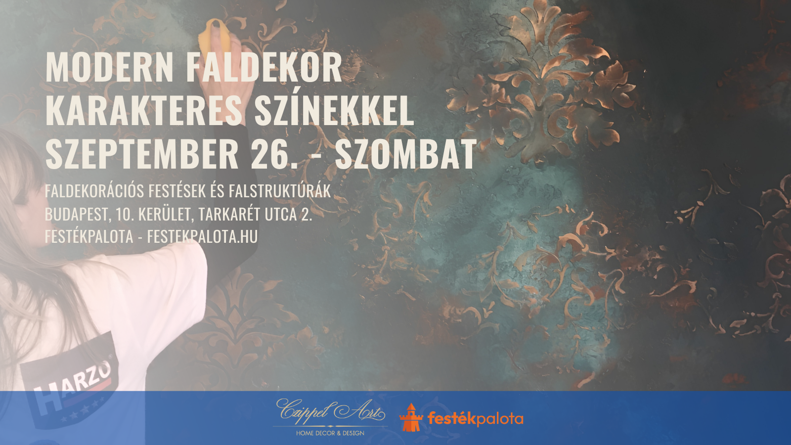 Modern faldekor karakteres színekkel